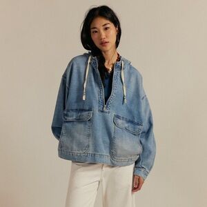 We The Free Casey Denim Pullover